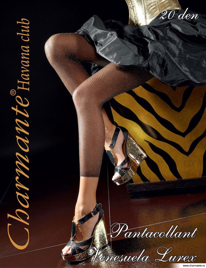 Леггинсы женские VENESUELA pantacollant lurex 20
