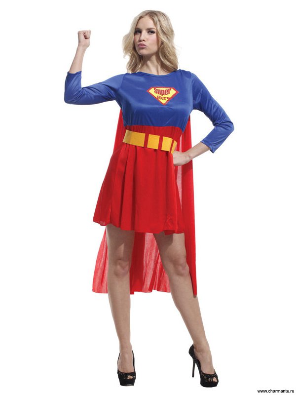 Костюм карнавальный для женщин (Суперменша) WCH-1053